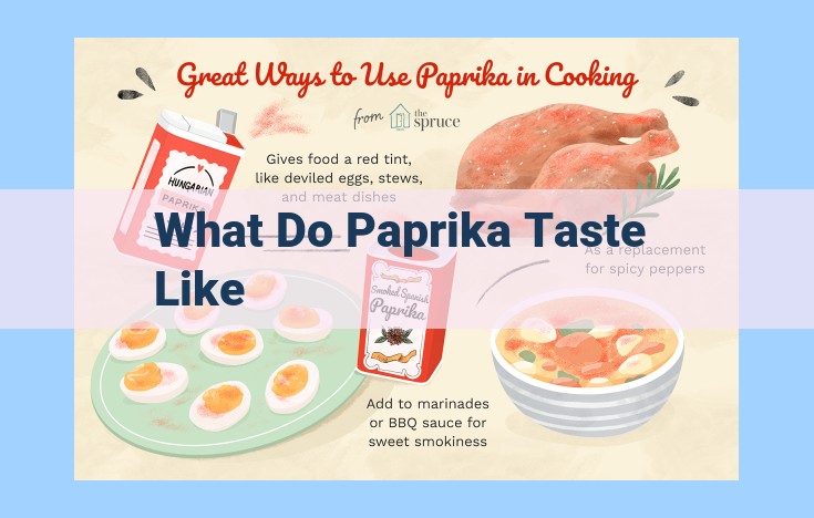 what do paprika taste like