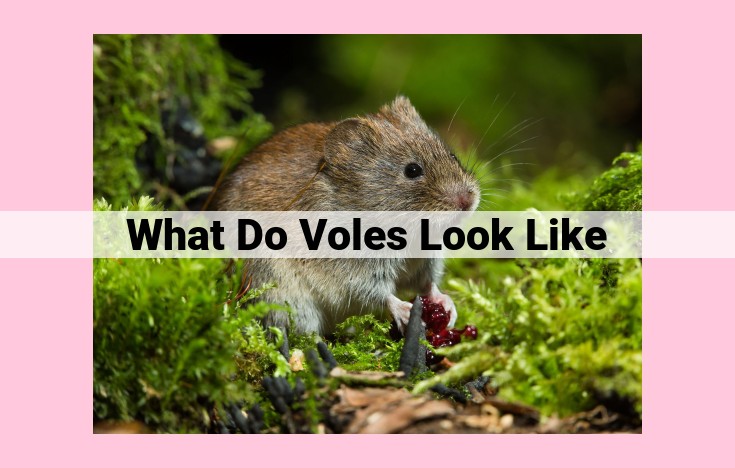 what do voles look like