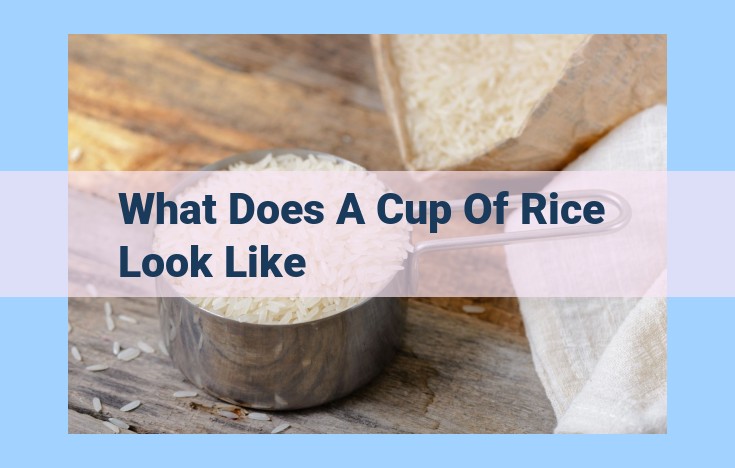 what does a cup of rice look like