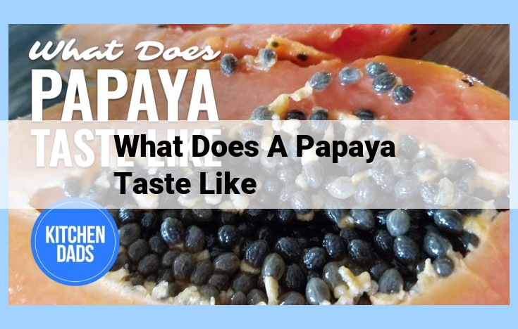 what does a papaya taste like