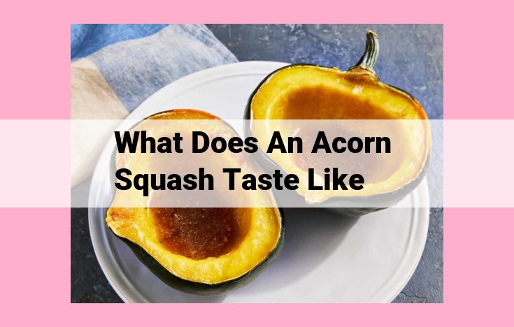 what does an acorn squash taste like