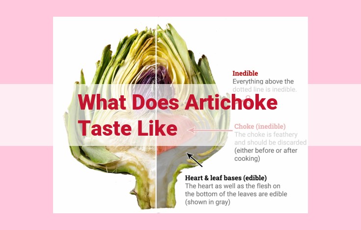 what does artichoke taste like