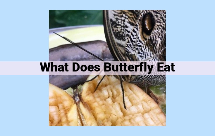 what does butterfly eat