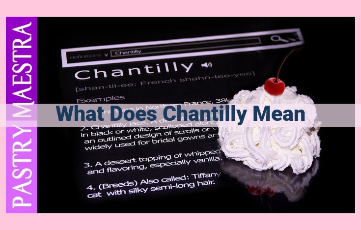 what does chantilly mean