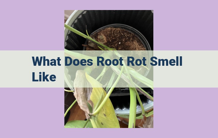 what does root rot smell like