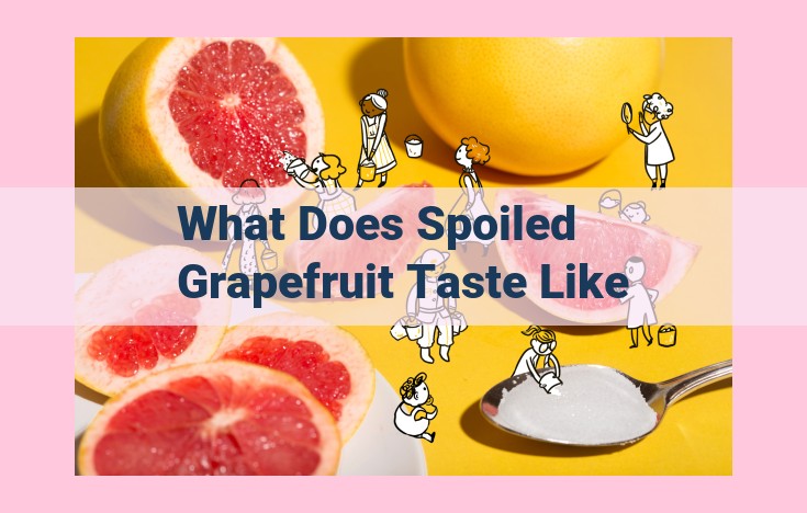 what does spoiled grapefruit taste like