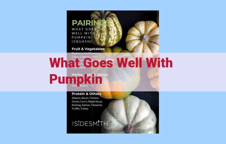 what goes well with pumpkin