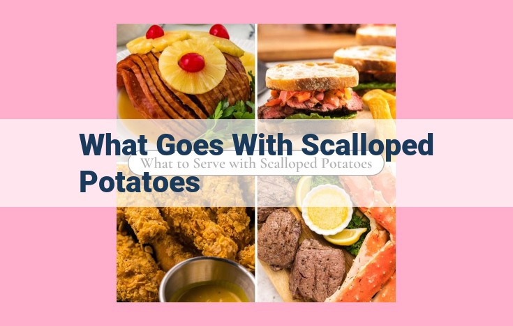 what goes with scalloped potatoes