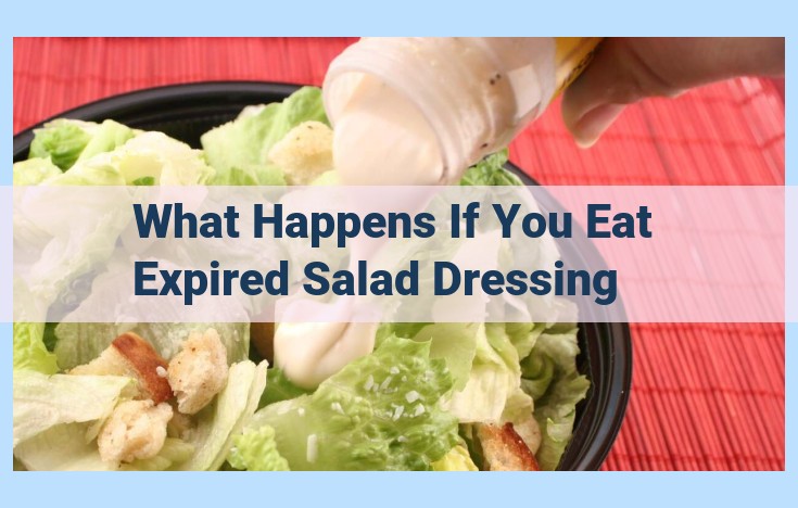 what happens if you eat expired salad dressing