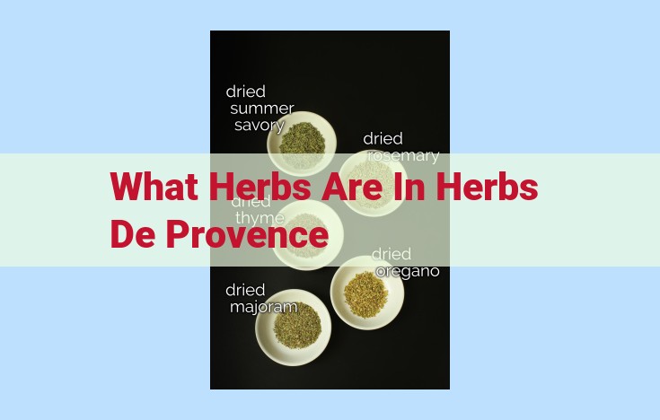 what herbs are in herbs de provence