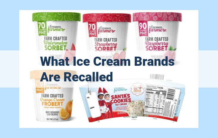 what ice cream brands are recalled