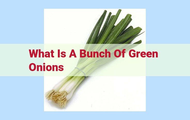 what is a bunch of green onions