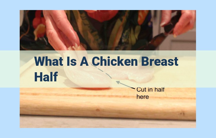 what is a chicken breast half