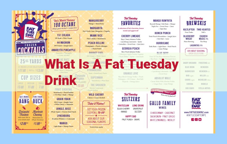 what is a fat tuesday drink