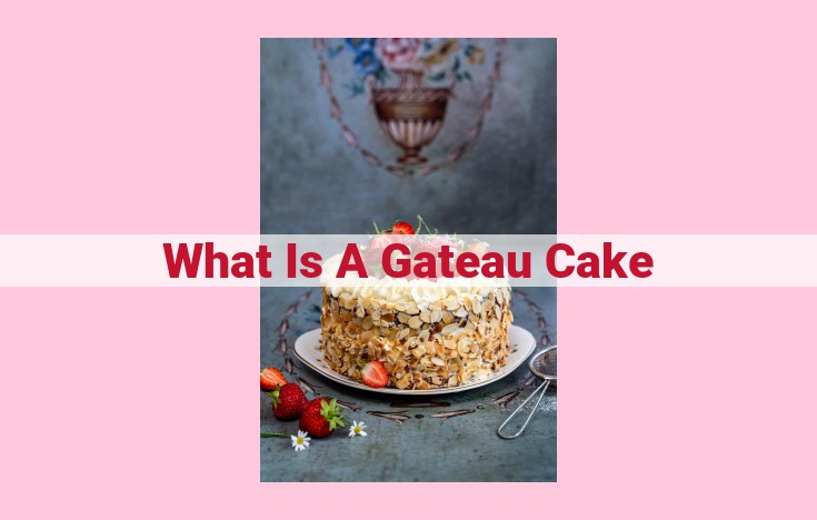 what is a gateau cake