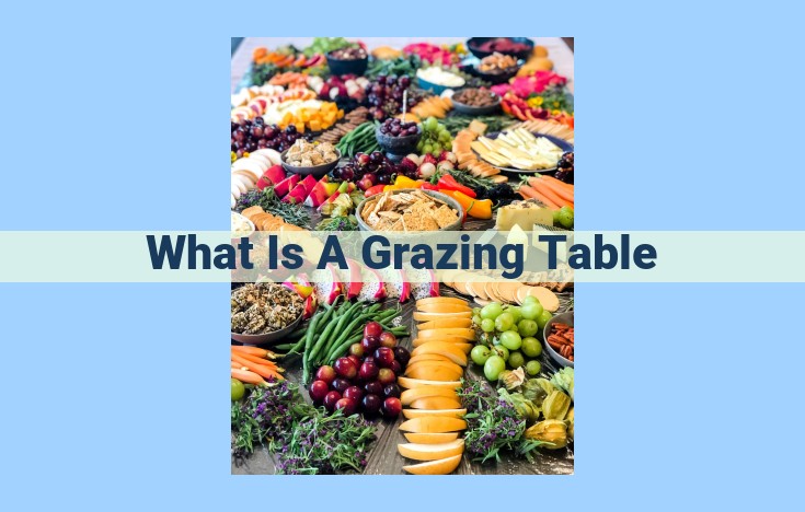 what is a grazing table