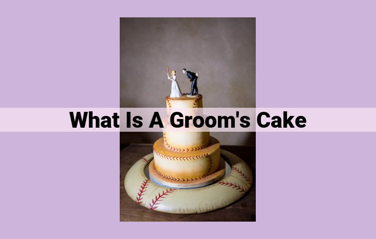 what is a groom's cake