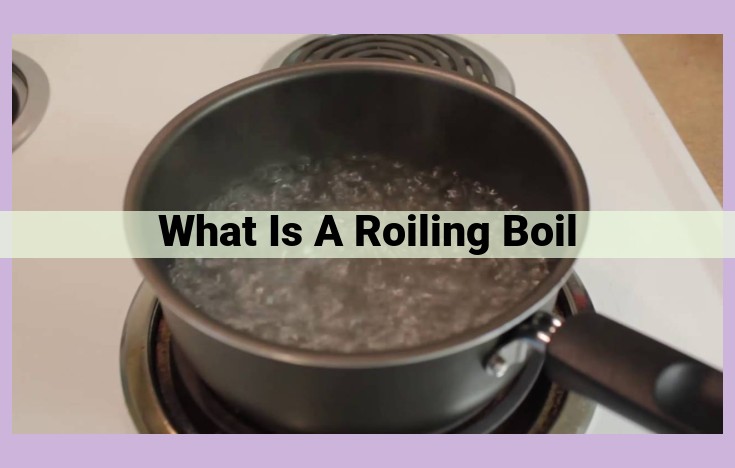 what is a roiling boil