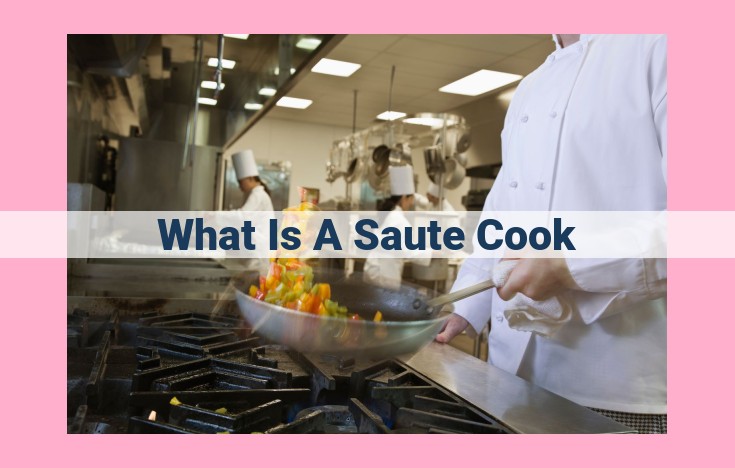 what is a saute cook