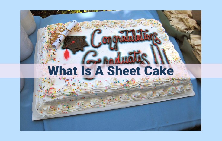 what is a sheet cake