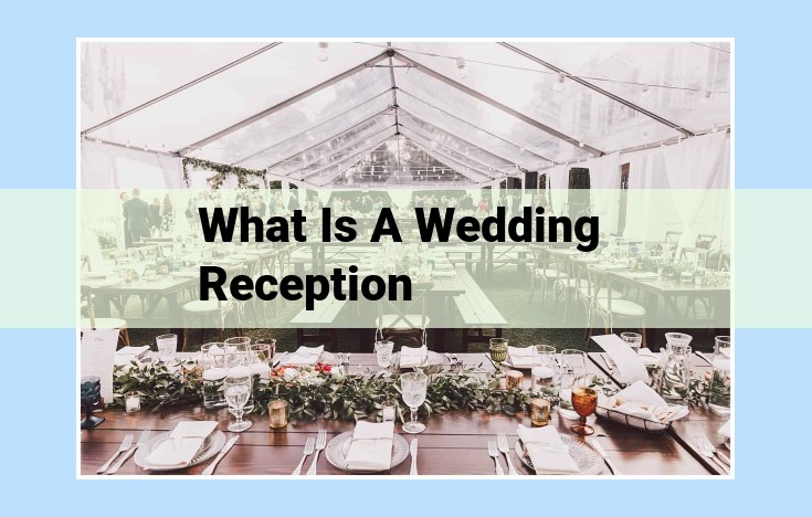 what is a wedding reception