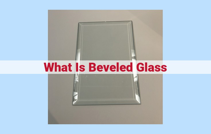 what is beveled glass