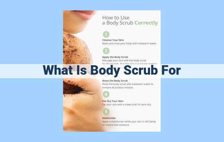 what is body scrub for