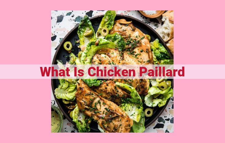 what is chicken paillard