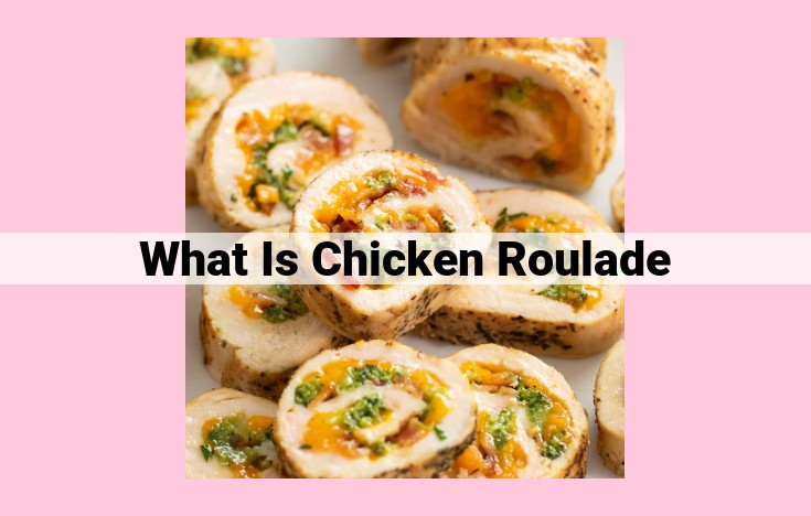 what is chicken roulade