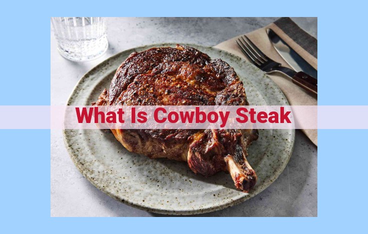 what is cowboy steak