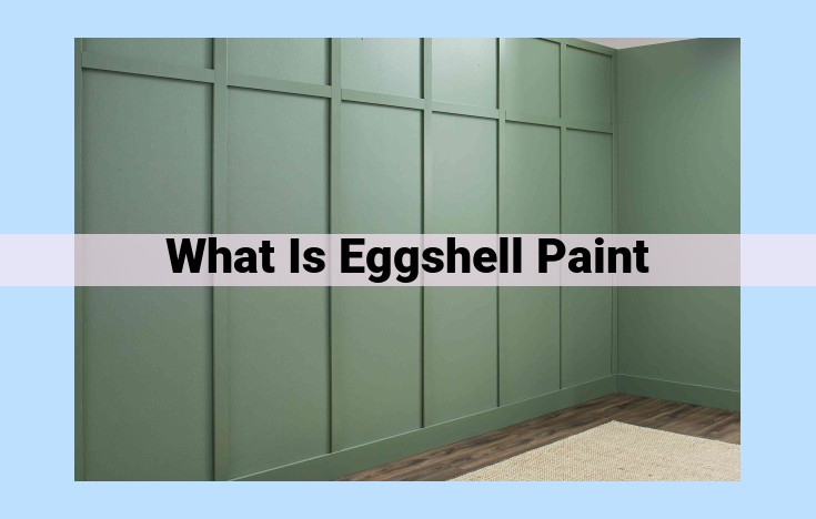 what is eggshell paint