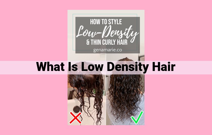 what is low density hair