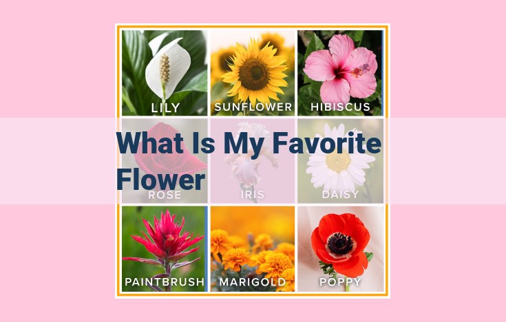 what is my favorite flower