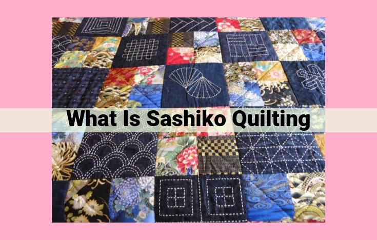 what is sashiko quilting