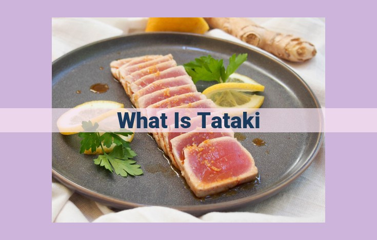 what is tataki