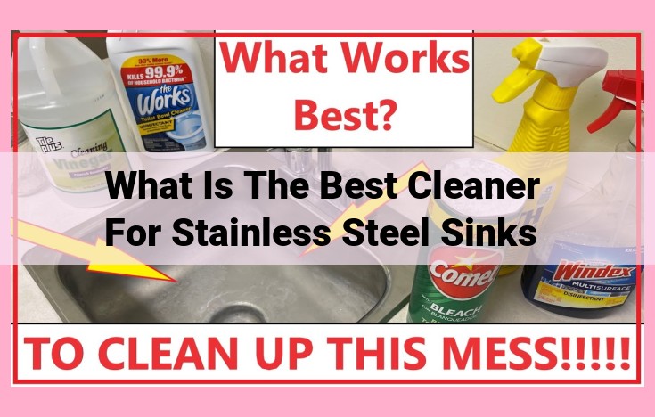 what is the best cleaner for stainless steel sinks