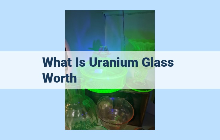 what is uranium glass worth