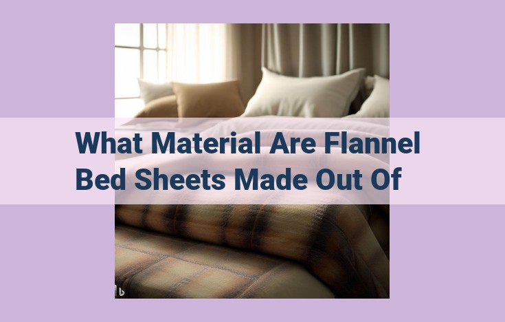 what material are flannel bed sheets made out of