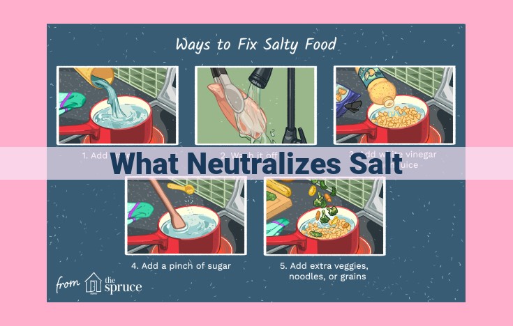 what neutralizes salt