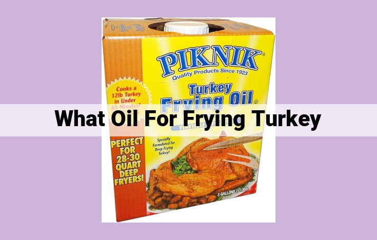 what oil for frying turkey