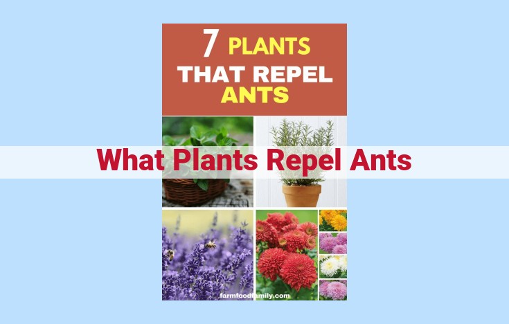 what plants repel ants