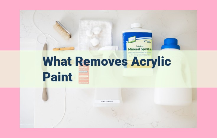 what removes acrylic paint