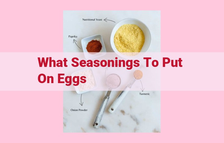 what seasonings to put on eggs