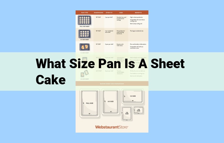 what size pan is a sheet cake