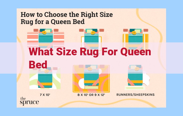 what size rug for queen bed