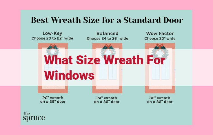 what size wreath for windows