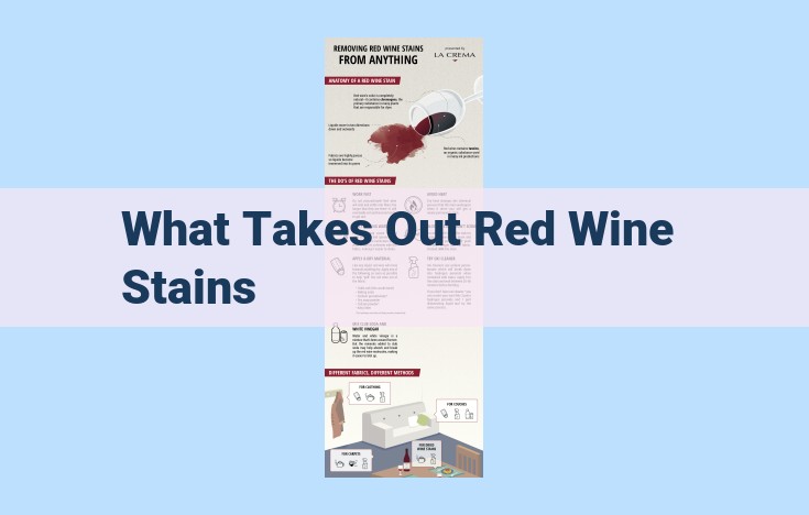 what takes out red wine stains