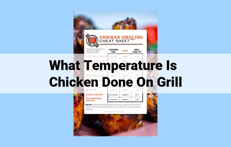 what temperature is chicken done on grill