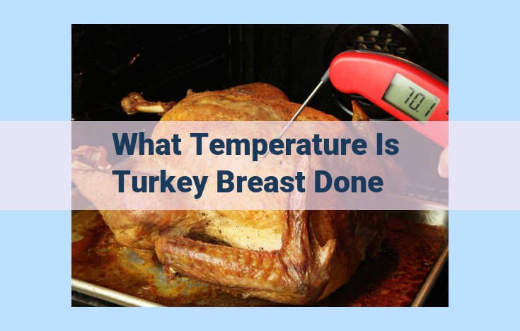 what temperature is turkey breast done