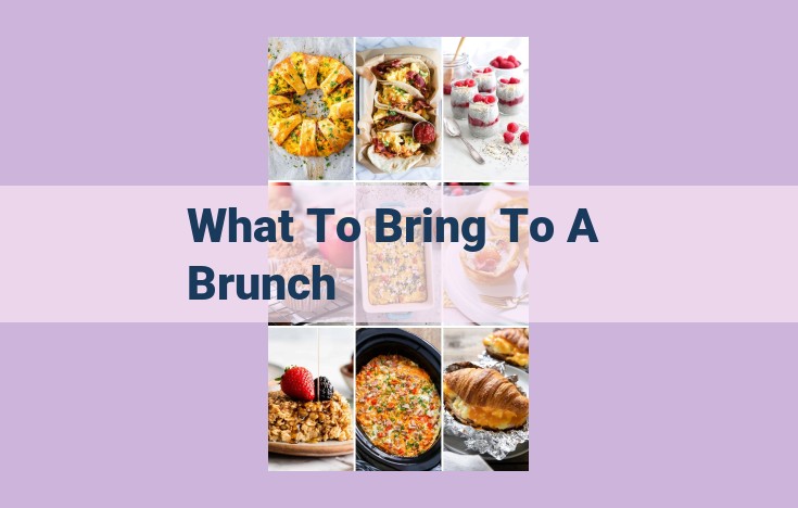 what to bring to a brunch